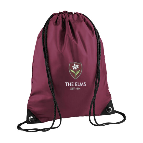 The Elms School Premium Drawstring bag Thumbnail